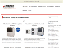 Tablet Screenshot of mitsubishivrf.com